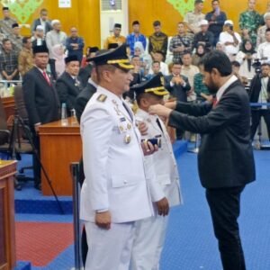 Gubernur Lantik Bupati Dan Wakil Bupati Aceh Tamiang Terpilih