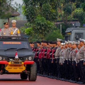 Sambut Idul Fitri 1446 H Polda Sumut Gelar Apel Operasi Ketupat Toba