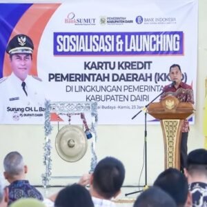 Pemkab Dairi Launching Kartu Kredit Pemerintah Daerah