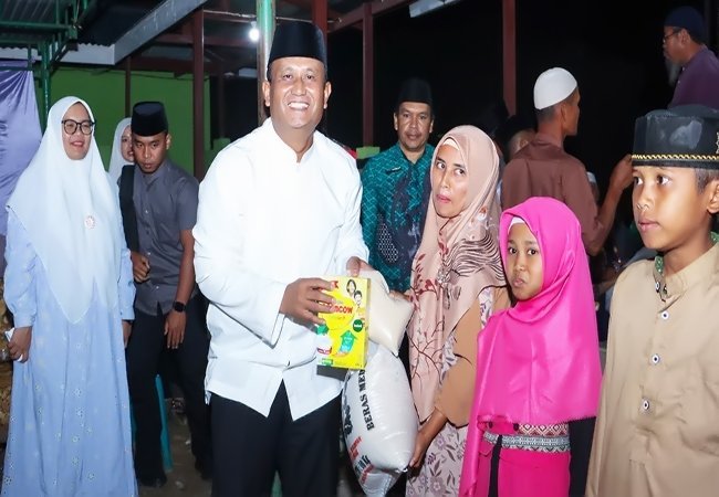Safari Ramadhan ke-17, Pemkab Dairi Berbagi Bersama Kaum Dhuafa dan Anak Yatim di Desa Sumbul