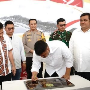 Bobby Nasution Resmikan Revitalisasi Lapangan Merdeka