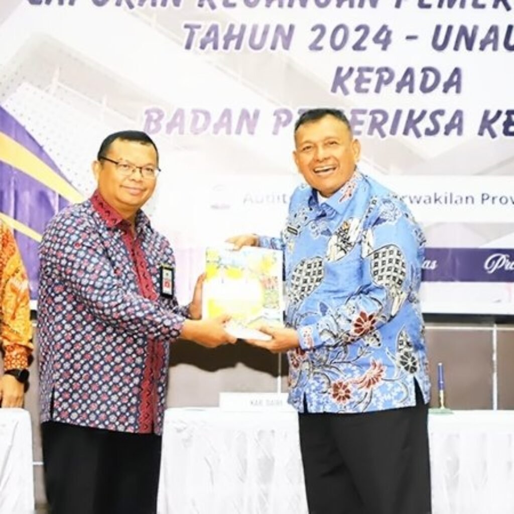Bupati Dairi Serahkan LKPD 2024 ke BPK RI Perwakilan Sumut