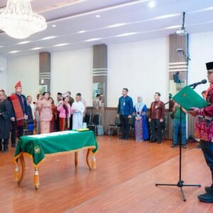 Jelang Pelantikan Gubsu, Bobby Nasution Lantik 54 Pejabat Fungsional Pemko Medan