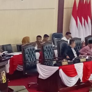 Ketua Pokja Rancangan Peraturan DPRD kota Medan tentang Tata Tertib Sampaikan Laporan dalam Rapat Paripurna
