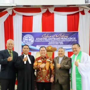 Pj Bupati Hadiri Pelantikan Pengurus Persekutuan Gereja-Gereja Indonesia Dairi Periode 2025-2030