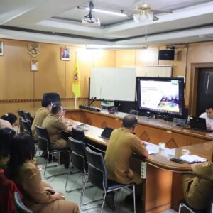 Pj Bupati Dairi Zoom dengan Mendagri Terkait TPID