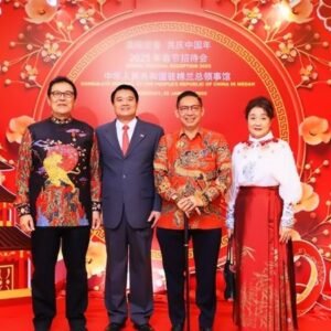 Ketua DPRD Medan Hadiri Resepsi Festival Musim Semi Tahun Baru Imlek