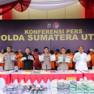 Wakapolda Sumut Pimpin Pengungkapan Kasus Narkoba Dijajaran