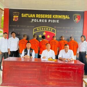 Berkat Kerja Keras Polres Pidie Ringkus 6 Tersangka Curanmor
