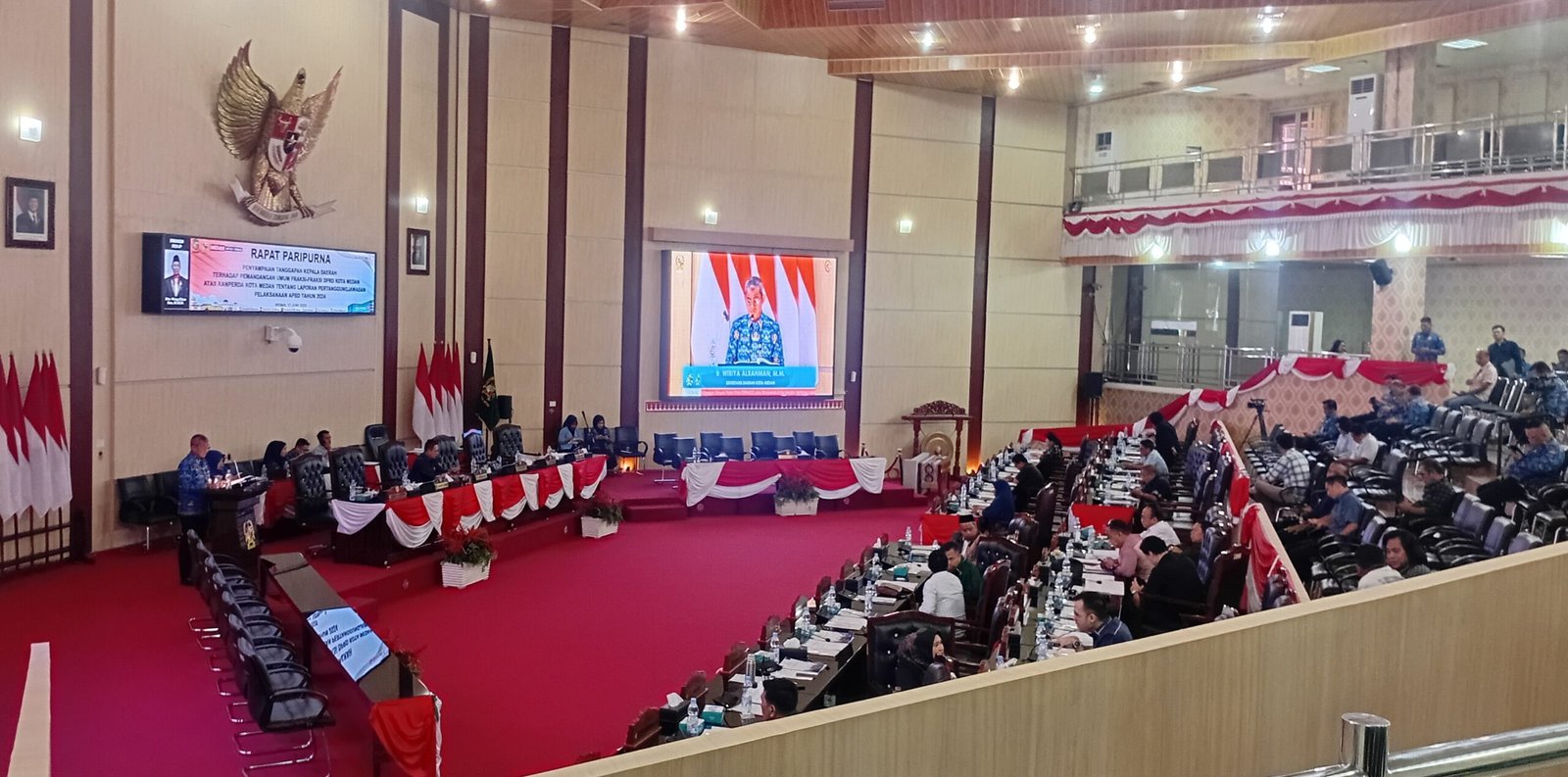 Paripurna DPRD Medan Bahas Tanggapan Wali Kota atas Ranperda Pertanggungjawaban APBD 2024