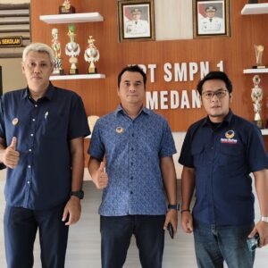 Ketua DPC NasDem Medan Sunggal Pertanyakan Kejanggalan Sistem Penerimaan Siswa Baru di SMP Negeri 1