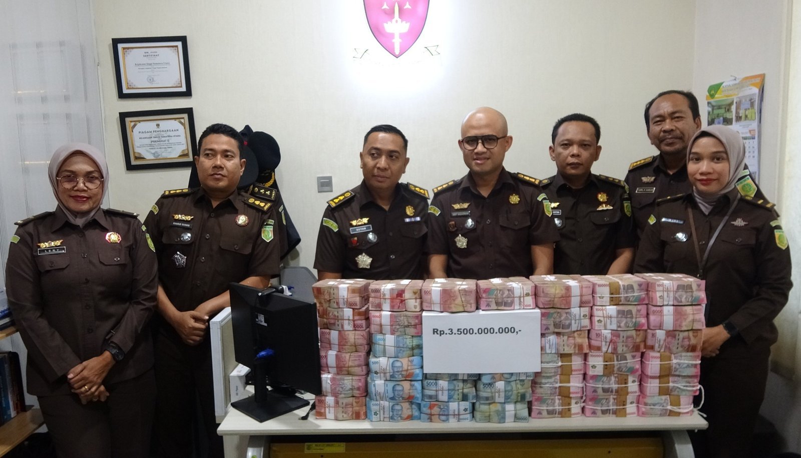 Terdakwa Korupsi ADD Padangsidimpuan Kembalikan Rp3,5 Miliar ke Kejati Sumut