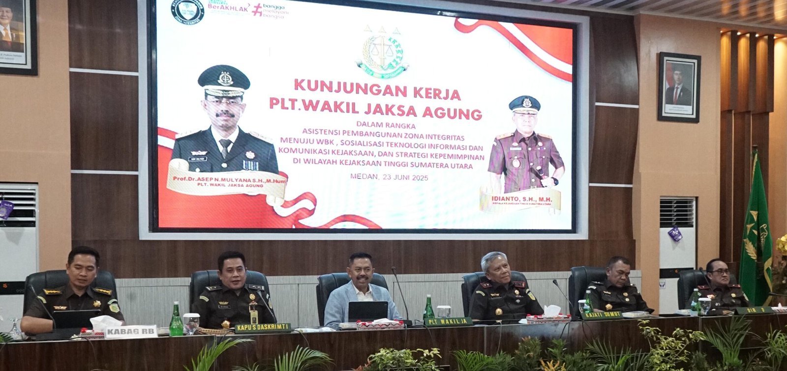 Plt Wakil Jaksa Agung Kunjungi Kejati Sumut, Soroti Penataan SOP dan Zona Integritas