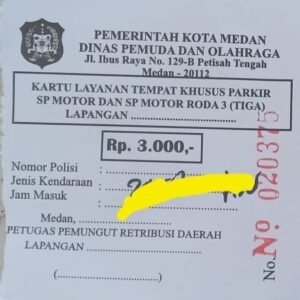 Karcis Parkir di Taman Cadika Dipertanyakan, Tak Cantumkan Dasar Hukum