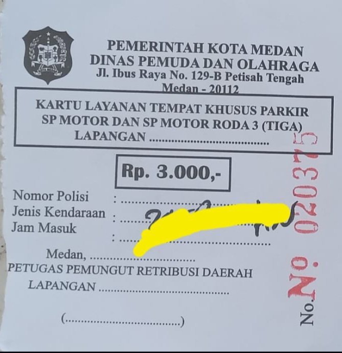 Karcis Parkir di Taman Cadika Dipertanyakan, Tak Cantumkan Dasar Hukum
