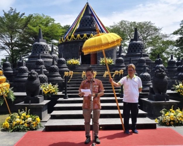 Wong Chun Sen Hadiri Peresmian Candi Tabha, Simbol Kebangkitan Warisan Budaya Nusantara