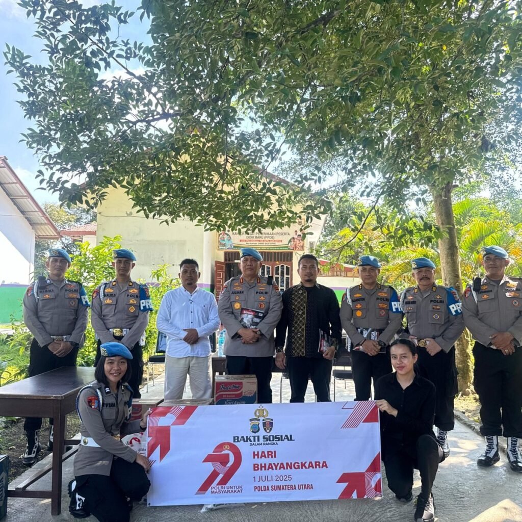 Sambut Hari Bhayangkara Ke-79 Bidpropam Polda Sumut Gelar Baksos Di Ponpes Hidayatullah