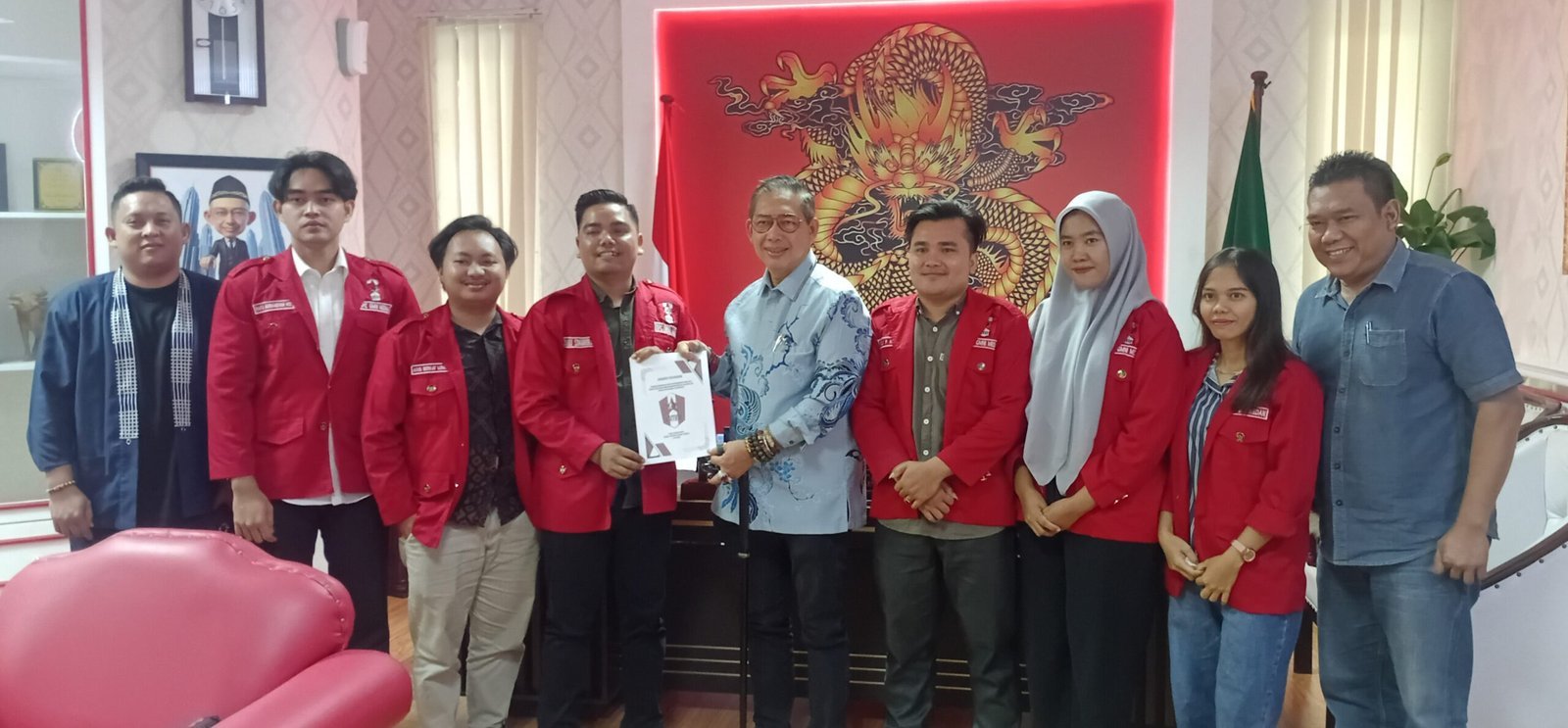 Pengurus GMNI Medan Audiensi ke Ketua DPRD