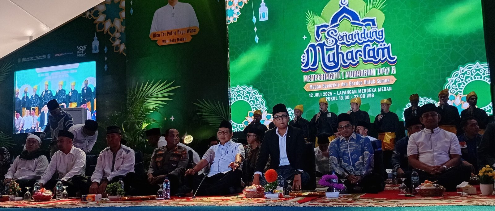Ketua DPRD Kota Medan Hadiri Senandung 1 Muharram