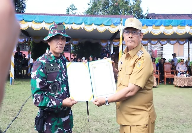 TMMD ke-124 Resmi Dibuka, Bupati Dairi Tekankan Gotong Royong dan Kesetiakawanan Sosial