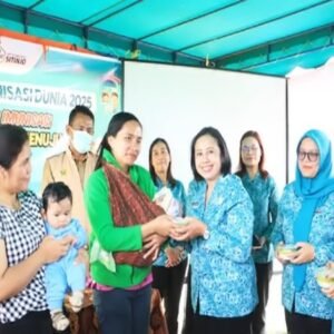Pekan Imunisasi Dunia di Dairi: Sinergi Tangani Zero Dose dan Cegah Stunting