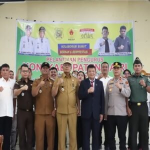 Bupati Dairi Hadiri Pelantikan Pengurus KONI 2025–2029, Dorong Prestasi Olahraga Menuju Level Nasional