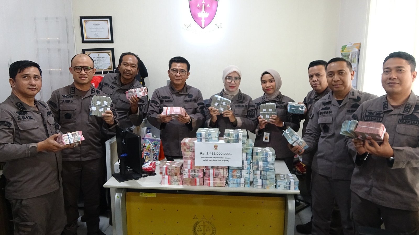 Terdakwa Korupsi Dana Desa di Padangsidimpuan Kembalikan Rp2,4 Miliar ke Kejati Sumut