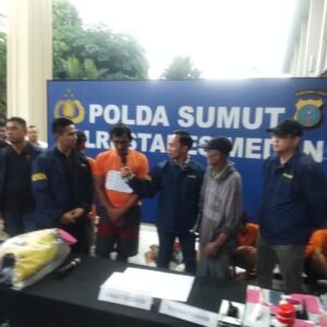Tersangka Komplotan Rampok Betor ‘Tumbang’ Dipelor Polisi