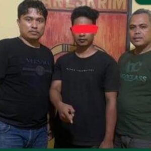 Berkat Informasi, Seorang Pria Pakai Narkoba Di Kamar Diciduk