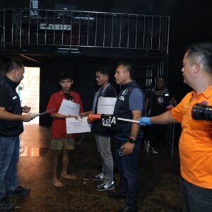 Ditresnarkoba Polda Sumut Gelar Pra Rekonstruksi Di Mahkota Hall & KTV Tersya