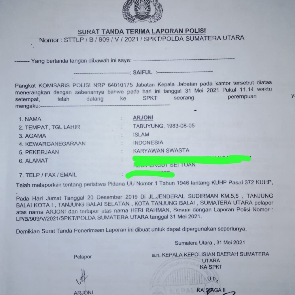 Walau Berkas Sudah P-21 Tersangka Tak Ditahan, LBH Medan Desak Polda Sumut