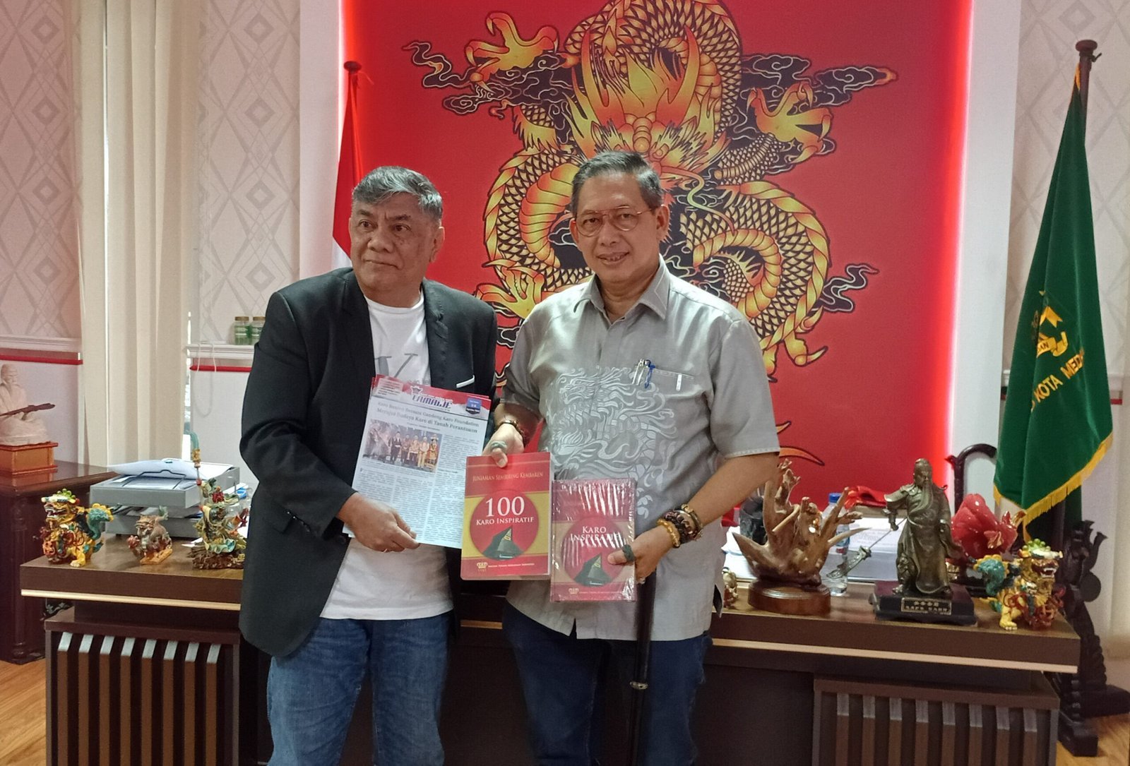 Ketua DPRD Medan Sambut Kunjungan Penulis Buku “100 Karo Inspiratif”