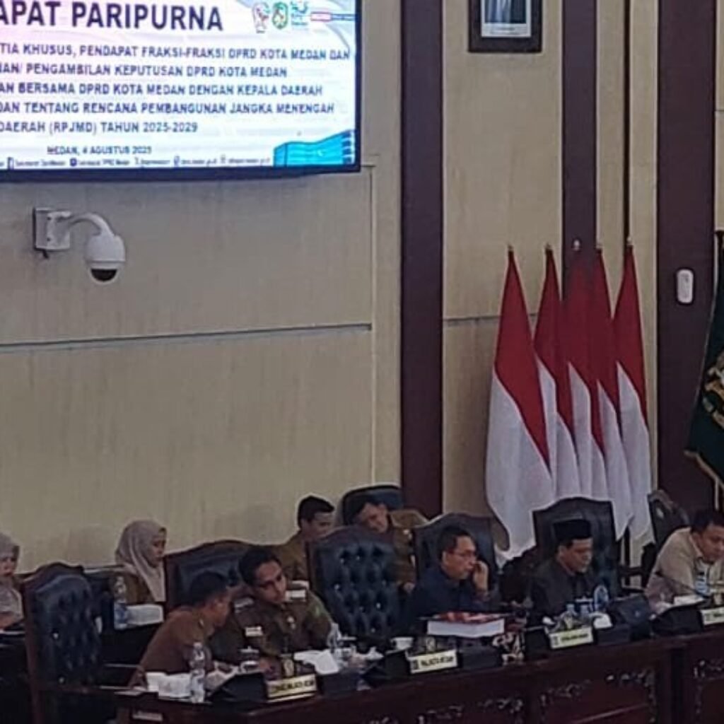 Fraksi PDI Perjuangan Setujui RPJMD Medan 2025–2029, Tapi Sampaikan Sejumlah Catatan Kritis