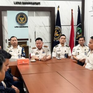 Fokus Pencegahan Gangguan Keamanan, Lapas Bagansiapiapi Ingatkan Petugas Soal Pemeriksaan dan Media Sosial