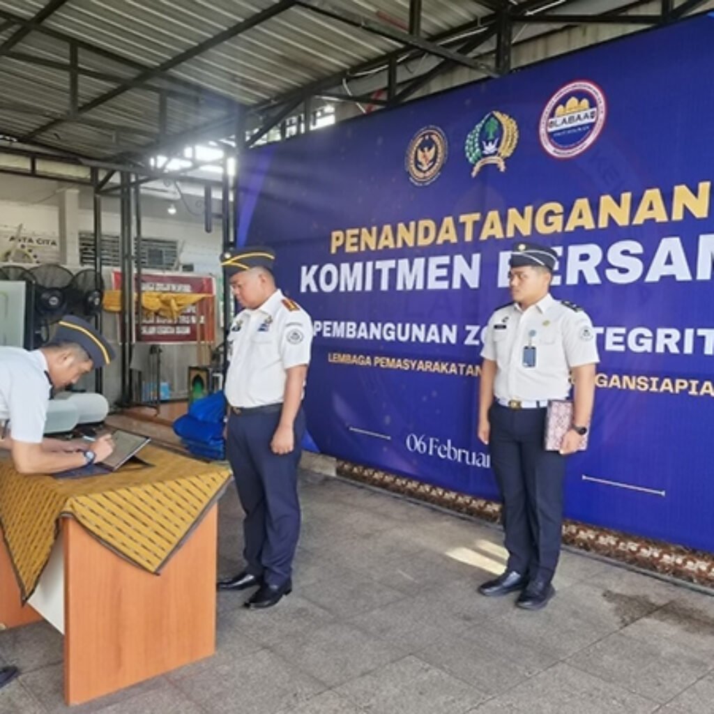 Fokus Pelayanan Publik, Lapas Bagansiapiapi Canangkan Zona Integritas Menuju WBK/WBBM 2026