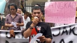 Aksi di Kejati Sumut, Massa Desak Pencopotan Oknum Jaksa Diduga Terlibat Perselingkuhan