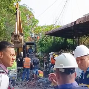 Tanggulangi Banjir, Dinas SDAMBMK Medan Kebut Penyelesaian Drainase Jalan Abdul Hakim-Mandolin