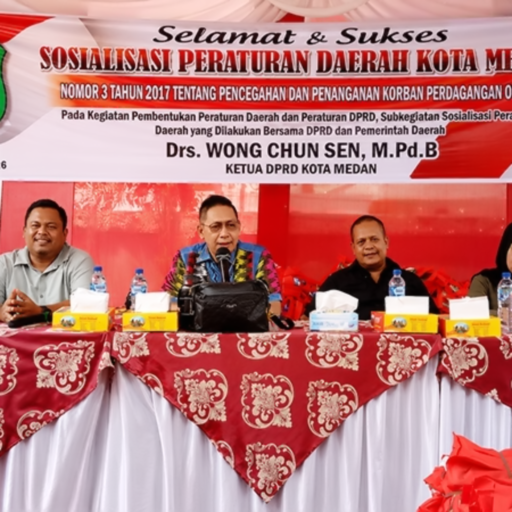 Sosper di Medan Timur, Wong Chun Sen Bahas Perdagangan Orang hingga Risiko Judi Online