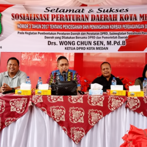 Sosper di Medan Timur, Wong Chun Sen Bahas Perdagangan Orang hingga Risiko Judi Online