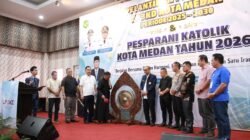 Pesparani Katolik Kota Medan 2026 Resmi Dibuka, 587 Peserta dari 13 Paroki Ambil Bagian